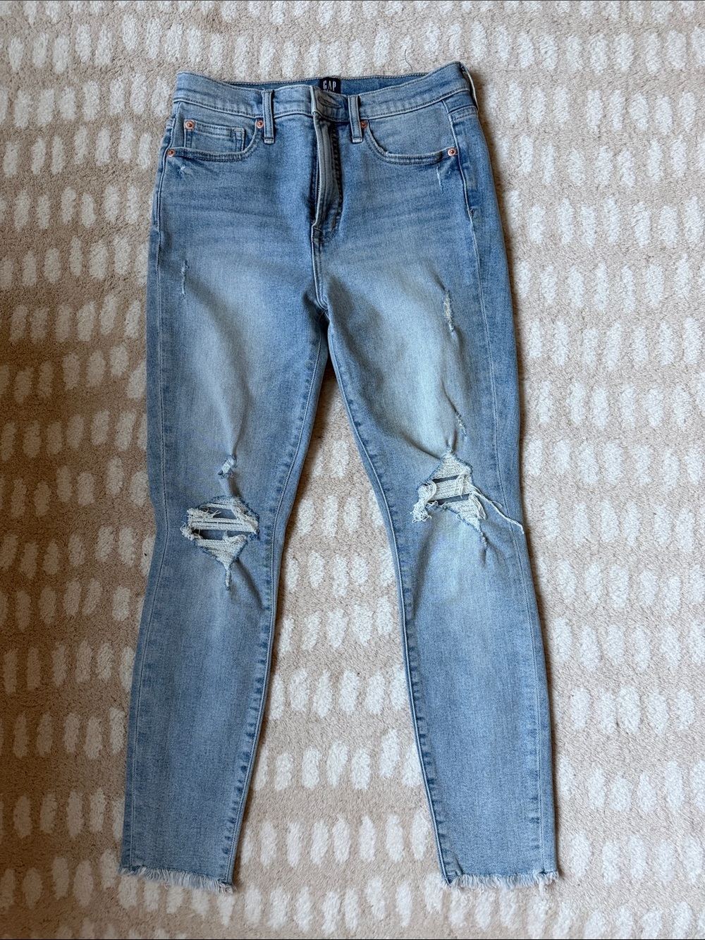 Gap True Skinny Light Blue Jeans